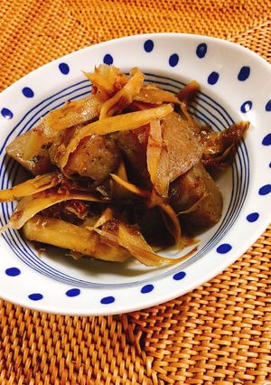 ささがきゴボウとちぎり蒟蒻のおかか煮-レシピのメイン写真