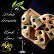 ブラックオリーブ&オレガノのフォカッチャ