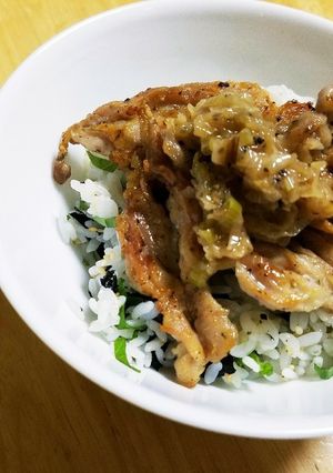 大葉ご飯の塩レモンだれ丼-レシピのメイン写真