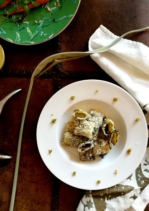 海苔とチーズのリガトーニ-レシピのメイン写真