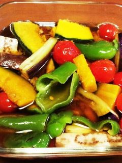 簡単作り置き♪揚げない夏野菜の煮浸し-レシピのメイン写真
