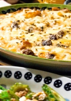 キノコと鶏肉のオーブンチーズ焼き-レシピのメイン写真