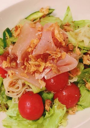 サラダそうめん-レシピのメイン写真