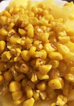 フライパンにおまかせ☆ポテトとコーン-レシピのメイン写真