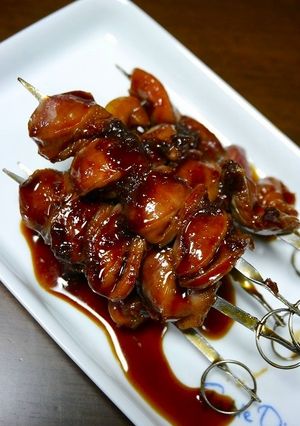 簡単！砂肝の焼鳥(タレ)-レシピのメイン写真