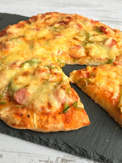焼くまで10分!袋でもむだけHM簡単ピザ-レシピのメイン写真