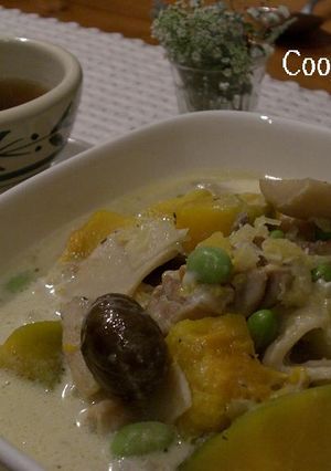 ほくほくチーズクリームのスープごはん-レシピのメイン写真