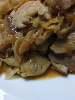豚バラと蓮根の甘酢炒め-レシピのメイン写真