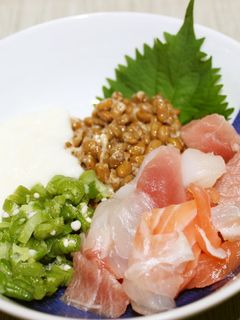 簡単おつまみ☆刺身切り落としで爆弾-レシピのメイン写真