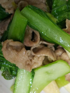 おっさんの野菜と豚肉コマの油炒め-レシピのメイン写真