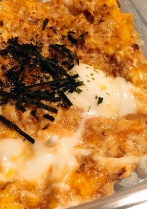 レンジだけ☆サバ缶の汁でめちゃうま丼-レシピのメイン写真