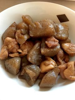 鶏肉とこんにゃくの煮物-レシピのメイン写真