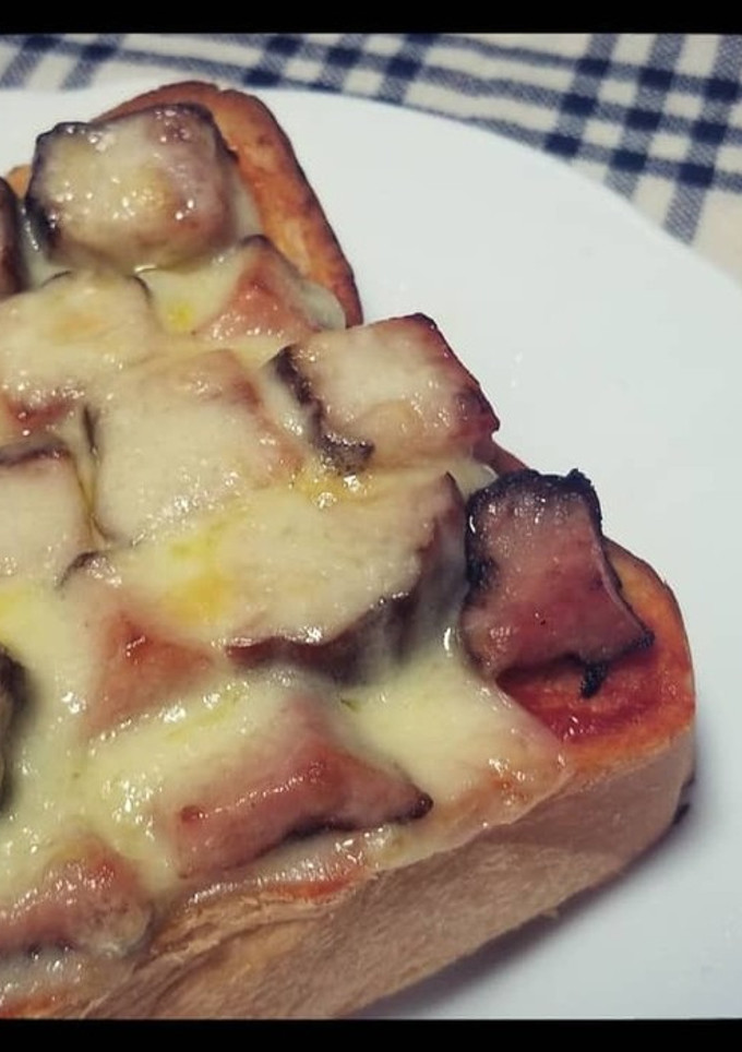 【焼豚のピザ風トースト】-レシピのメイン写真