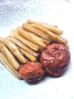 ふきの梅煮-レシピのメイン写真