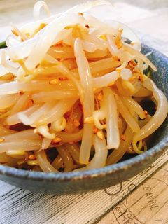 ラー油でピリ辛☆もやしの簡単ナムル-レシピのメイン写真