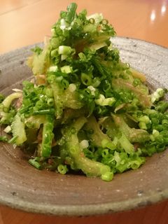 ゴーヤを梅と茗荷のお浸しでさっぱり食う!-レシピのメイン写真