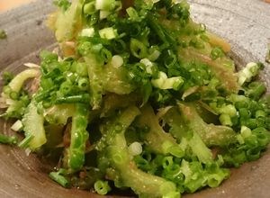ゴーヤを梅と茗荷のお浸しでさっぱり食う！-レシピのメイン写真