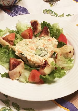 簡単☆ポテトサラダにイチジク-レシピのメイン写真