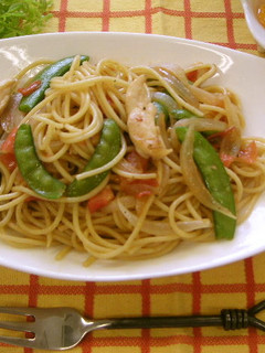 かじきのスパゲティ(腎臓病食)-レシピのメイン写真