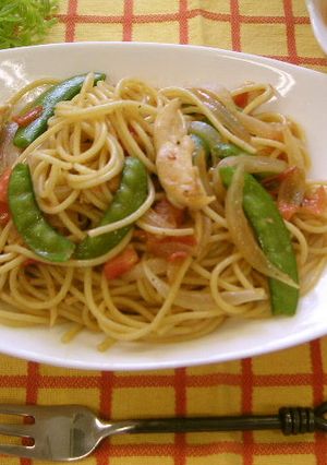 かじきのスパゲティ（腎臓病食）-レシピのメイン写真