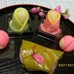รูปของ ☆簡単ねりきりdeお雛様☆