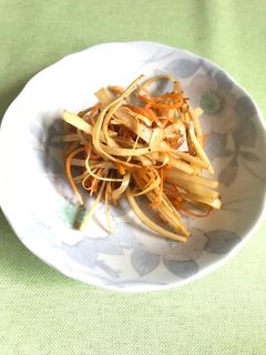 金平ごぼう-レシピのメイン写真
