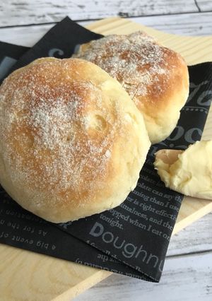 レンジ発酵！45分でカリッフワッ簡単パン-レシピのメイン写真