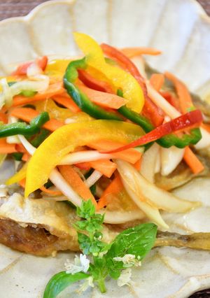 アジとたっぷり野菜の南蛮風-レシピのメイン写真