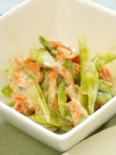 いんげんとにんじんの和え物(腎臓病食)-レシピのメイン写真