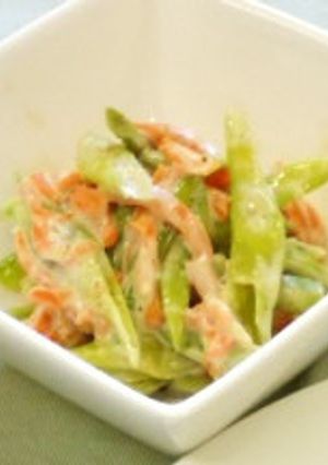 いんげんとにんじんの和え物（腎臓病食）-レシピのメイン写真