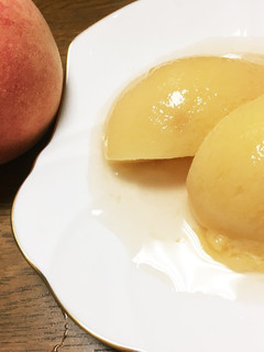 桃のコンポート-レシピのメイン写真