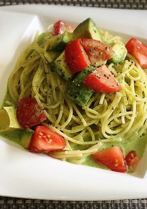 ジェノベーゼ豆乳クリームソースパスタ-レシピのメイン写真