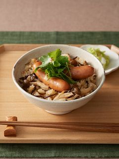 塩昆布で!シャウとしめじの炊き込みご飯-レシピのメイン写真