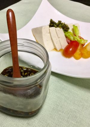 バジルの花穂の醤油漬け-レシピのメイン写真