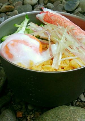 冷やしたぬきうどん 《山ごはん》-レシピのメイン写真