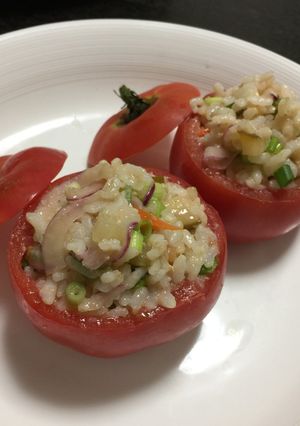 簡単♪トマトの冷やしライス-レシピのメイン写真