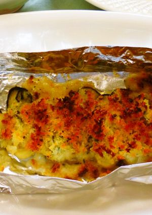 牡蠣のパン粉焼き(腎臓病食)-レシピのメイン写真