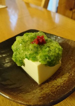 冷奴とろとろオクラに梅肉のアクセント-レシピのメイン写真