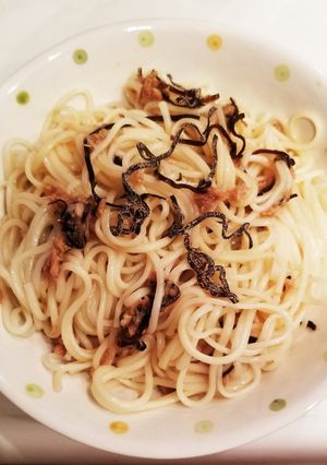 塩昆布とツナのそうめん-レシピのメイン写真