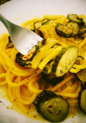焼きズッキーニのスパゲッティ-レシピのメイン写真