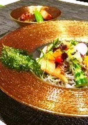 夏におすすめ！胡麻素麺☆トマトでさっぱり-レシピのメイン写真