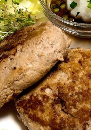 えのきでジューシー★糖質制限ハンバーグ-レシピのメイン写真
