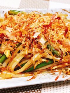 鶏むね肉とニンニクの芽のぽん酢炒め-レシピのメイン写真