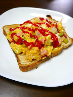 朝ごはん!朝ごパン☆オムレツトースト-レシピのメイン写真