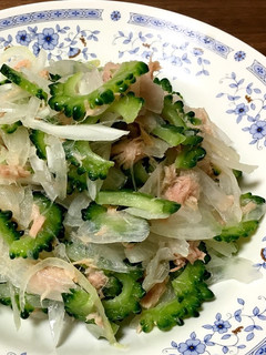 私のごちそうサラダ☆ツナ×ゴーヤ×玉ねぎ-レシピのメイン写真