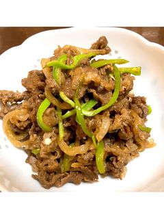 簡単!牛肉の甘辛炒め-レシピのメイン写真