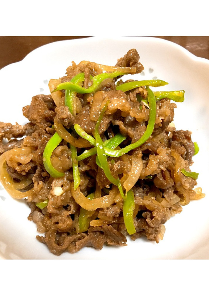 簡単！牛肉の甘辛炒め-レシピのメイン写真