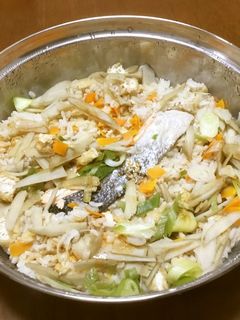 鮭炊き込みご飯-レシピのメイン写真