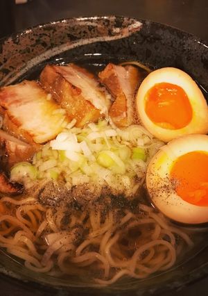 豚バラチャーシューと煮汁で作る煮玉子-レシピのメイン写真