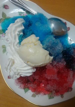 夕焼け空色かき氷‼️-レシピのメイン写真